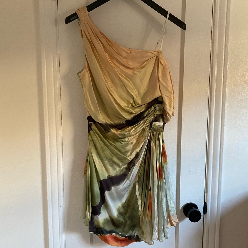 AMUR | Elowen Mini Dress in Butterfly Wing